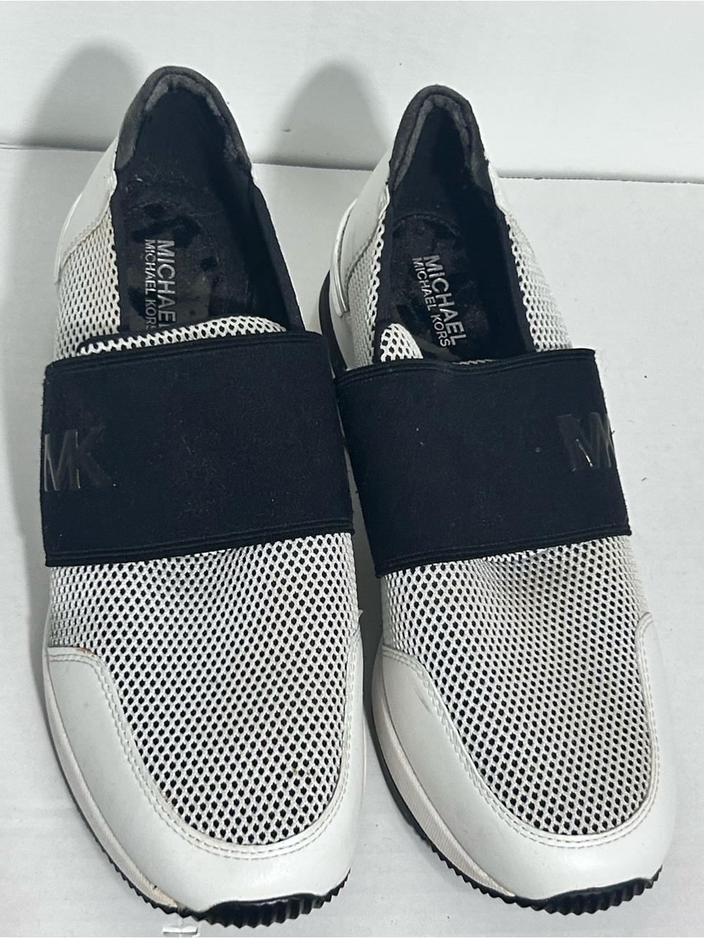 Michael Kors Flelix Women's Trainer Scuba Sneakers Size 9M #HJ19D